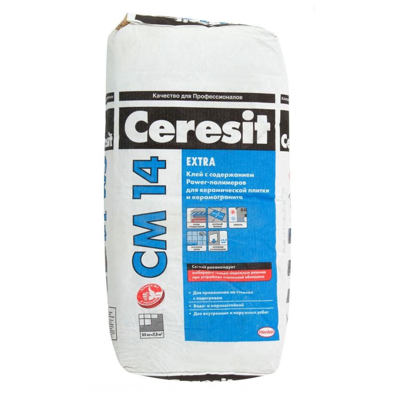 Клей плиточный Церезит СМ 14 ( Ceresit CM 14) 25кг (48шт)